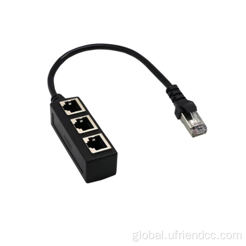 RJ45 adapter dual female port CAT5 Ethernet Cable